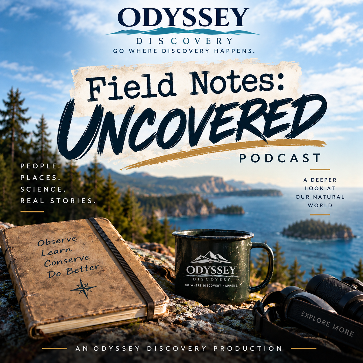 Field Notes: Uncovered podcast cover art
